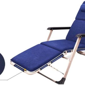 Folding Deckchair with Padding, Lightweight for Outdoor Patio, Balcony, and Camping