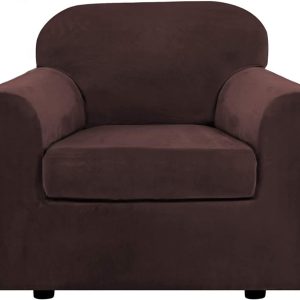 Brown Couch Cover for Living Room Sofas and Armchairs