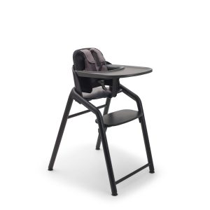 Bugaboo Giraffe Wooden Baby High Chair, Adjustable, Easy-Clean, Safe, Ergonomic, Suitable from Birth with Newborn Set (Sold Separately), Black