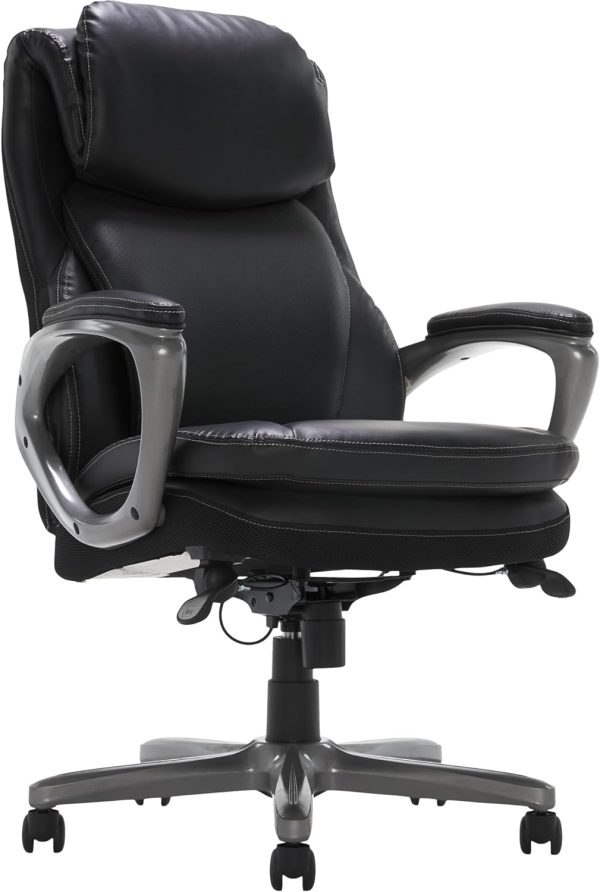 Serta AIR Arlington Executive Chair, Black/Pewter