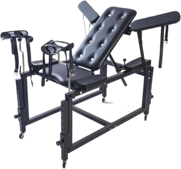 Couples' Multi-Position Sex Chair with Ergonomic Design and BDSM Features