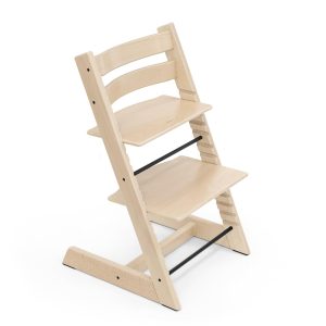 Stokke Tripp Trapp Chair, Natural - Adjustable, Convertible, Ergonomic for All Ages