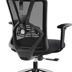Ticova Ergonomic Office Chair - Adjustable High Back Mesh Desk Chair with Lumbar Support, 3D Armrests, 130° Recline, and Rotatable Headrest