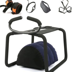 Sex Position Enhancer Chair with Handles for Couples