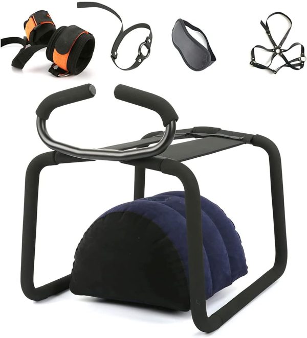 Sex Position Enhancer Chair with Handles for Couples