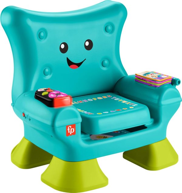 Fisher-Price Laugh & Learn Smart Stages Chair for Toddlers 1+, Teal