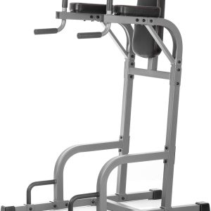 XMARK Knee Raise & Dip Stand with Push-Up Station for Core and Upper Body Workouts