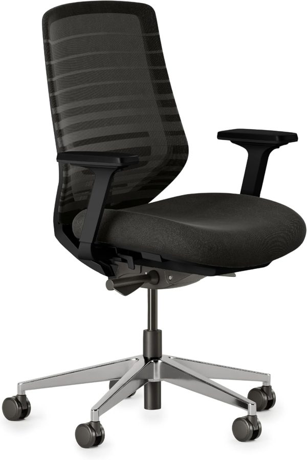 Branch Ergonomic Chair: Adjustable, Breathable, Comfortable - Black