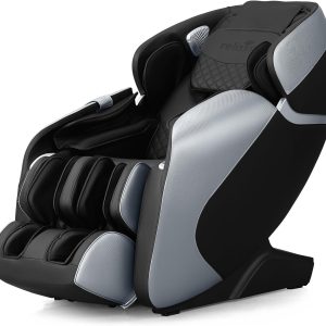 Zero Gravity Shiatsu Massage Chair with Heat (SL-Track, Black)