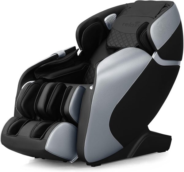 Zero Gravity Shiatsu Massage Chair with Heat (SL-Track, Black)