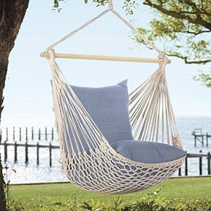 Plow & Hearth Hanging Rope Hammock Chair