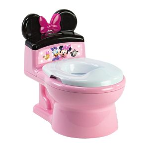 Disney Minnie Mouse Potty Training Toilet and Toddler Seat with Fun Sounds, Pink