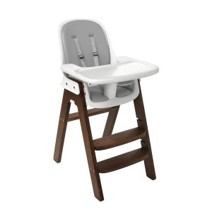 OXO Tot Sprout Chair with Tray, Gray/Walnut