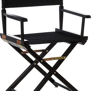 Black Director's Chair, 18" Classic Height