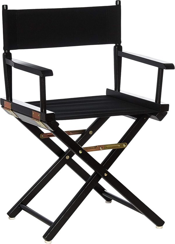 Black Director's Chair, 18" Classic Height