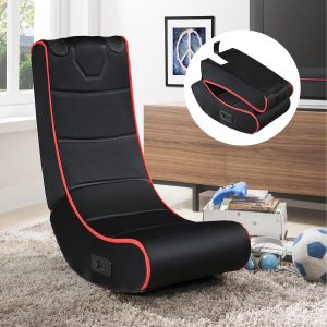 Foldable Gaming Chair with Speakers for TV and Video Games