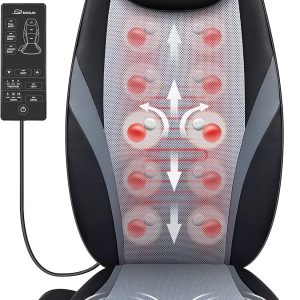 Snailax Shiatsu Massage Cushion with Heat for Home and Office