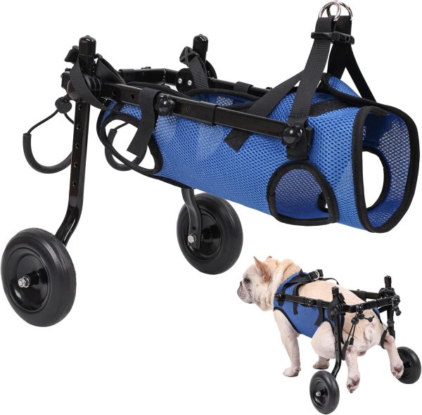 Adjustable Small Dog Wheelchair for Back Leg Support