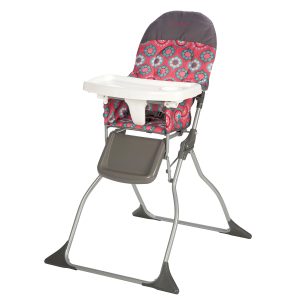 Cosco Kids Simple Fold Highchair, Lightweight & Compact, Posey Pop