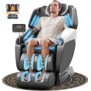 Full-Body 4D Zero Gravity Massage Chair with Shiatsu, Airbags, and Auto-Programs